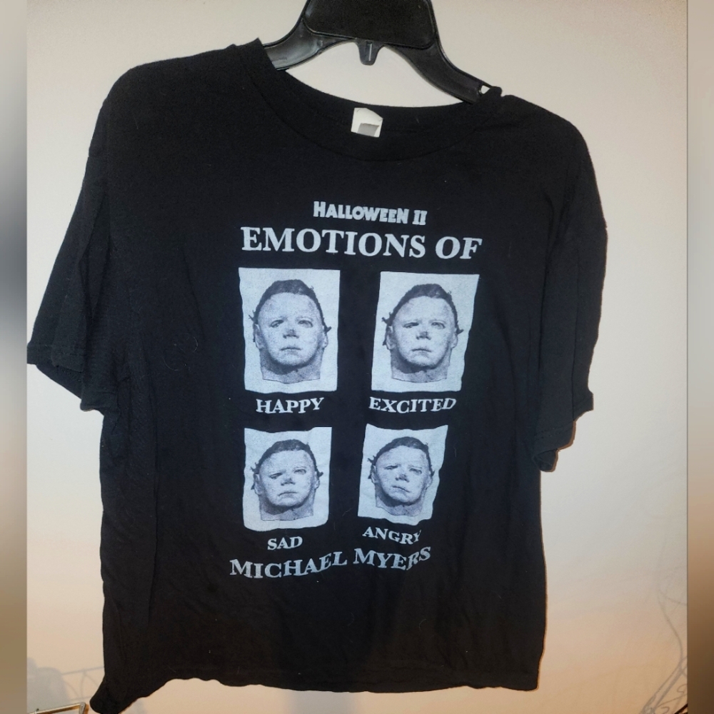 Black Halloween II Michael Myers Graphic T-Shirt XL ZUNI
